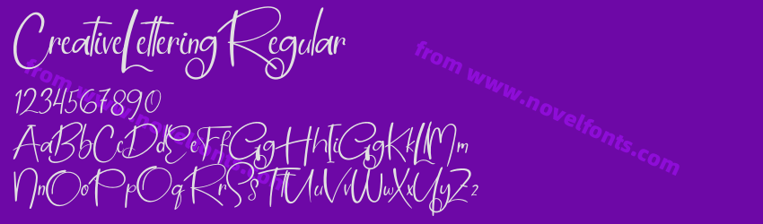 CreativeLetteringRegularPreview