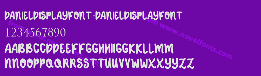 DANIELDISPLAYFONT-DANIELDISPLAYFONTPreview