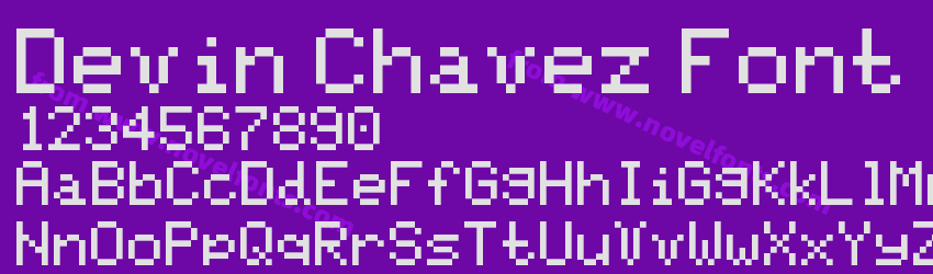 Devin Chavez Font RegularPreview