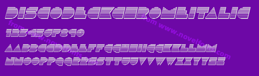 DiscoDeckChromeItalicPreview
