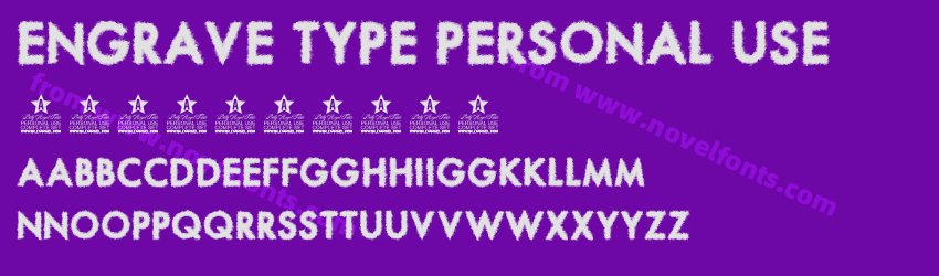 ENGRAVE TYPE PERSONAL USEPreview