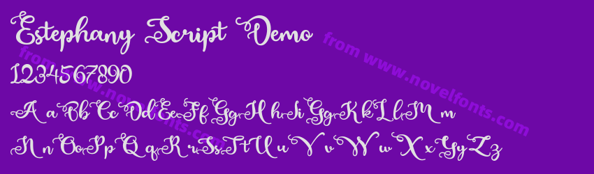 Estephany Script DemoPreview