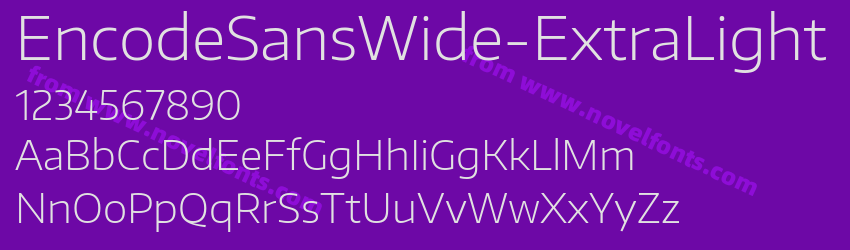 EncodeSansWide-ExtraLightPreview