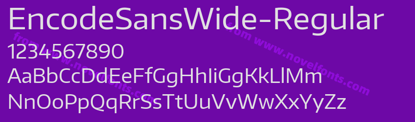 EncodeSansWide-RegularPreview