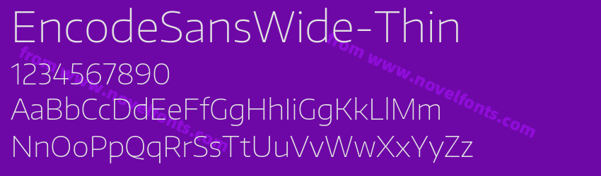 EncodeSansWide-ThinPreview