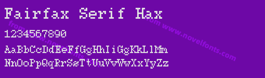 Fairfax Serif HaxPreview