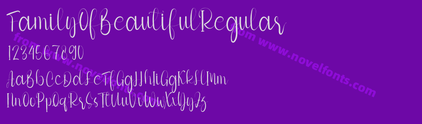 FamilyOfBeautifulRegularPreview