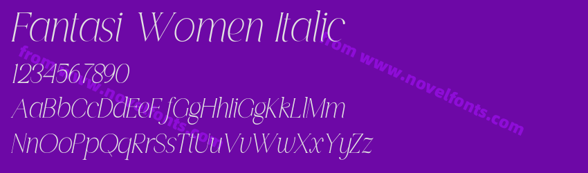 Fantasi Women ItalicPreview