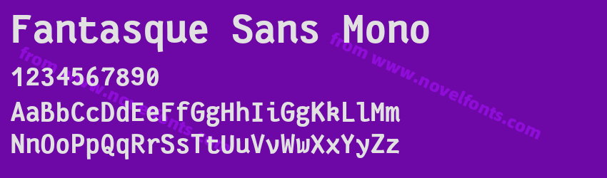 Fantasque Sans MonoPreview