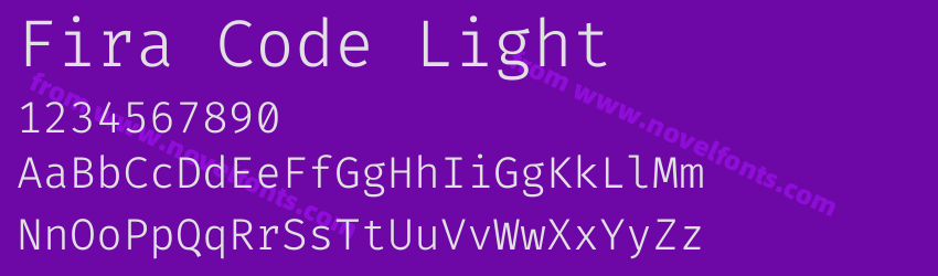 Fira Code LightPreview