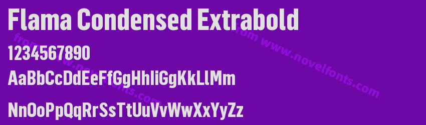 Flama Condensed ExtraboldPreview