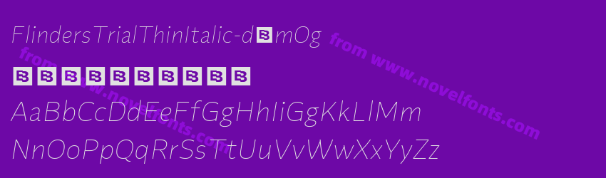 FlindersTrialThinItalic-d9mOgPreview