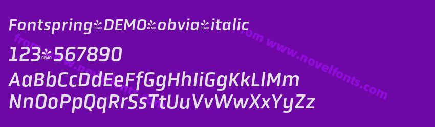 Fontspring-DEMO-obvia_italicPreview