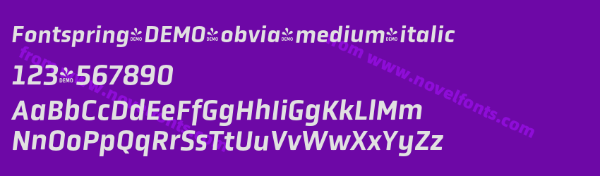 Fontspring-DEMO-obvia_medium_italicPreview