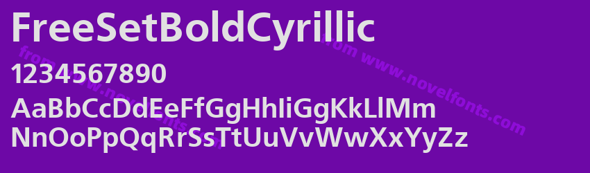 FreeSetBoldCyrillicPreview