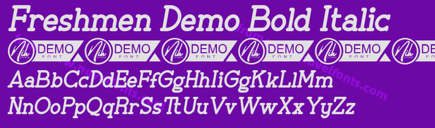 Freshmen Demo Bold ItalicPreview