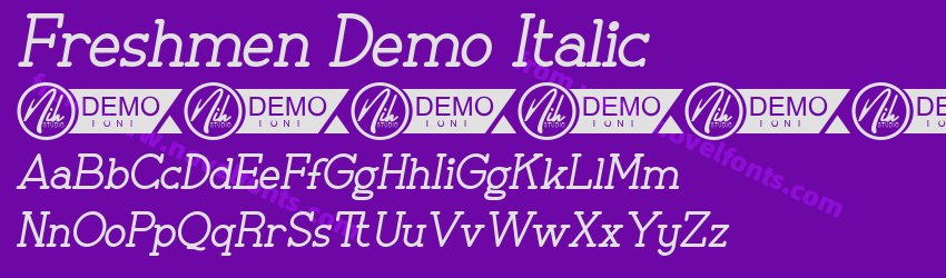 Freshmen Demo ItalicPreview