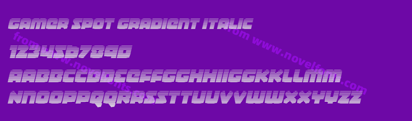 Gamer Spot Gradient ItalicPreview