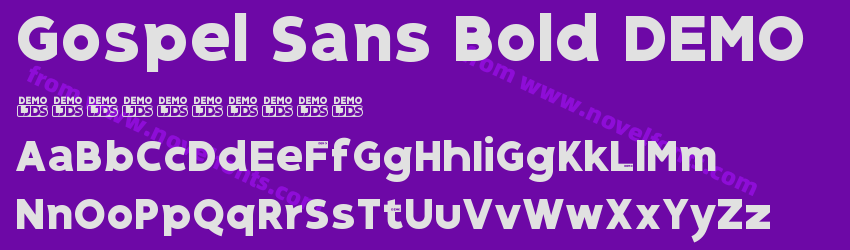 Gospel Sans Bold DEMOPreview