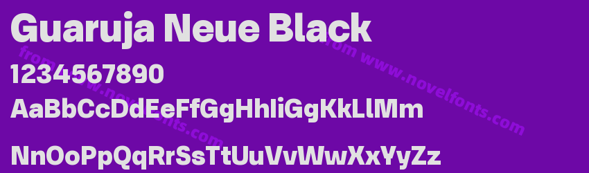 Guaruja Neue BlackPreview