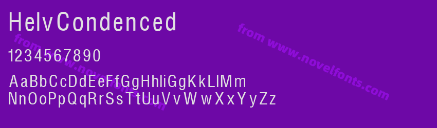 HelvCondencedPreview
