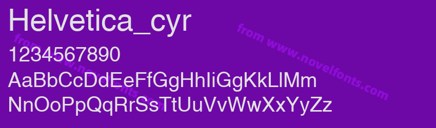 Helvetica_cyrPreview