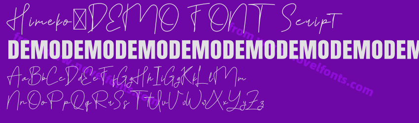 Himeko-DEMO FONT ScriptPreview