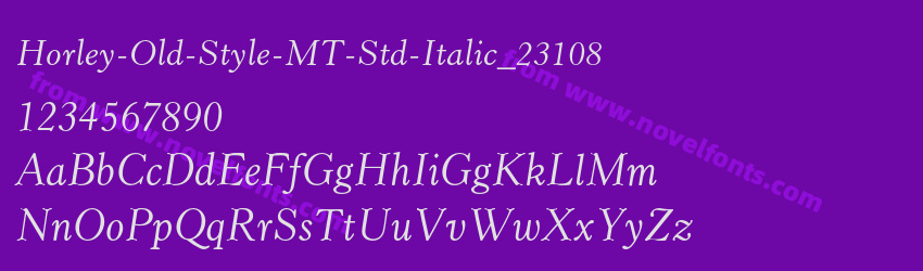 Horley-Old-Style-MT-Std-Italic_23108Preview