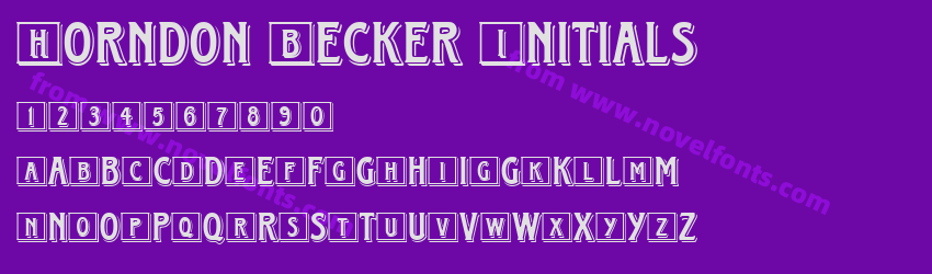 Horndon Becker InitialsPreview