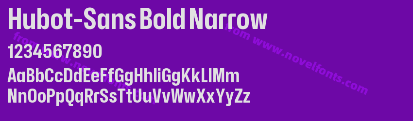 Hubot-Sans Bold NarrowPreview