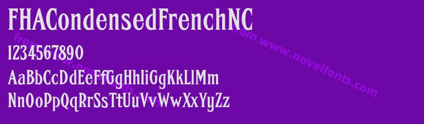 FHA Condensed FrenchNCPreview