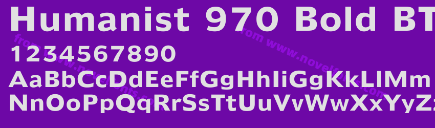 Humanist 970 Bold BTPreview