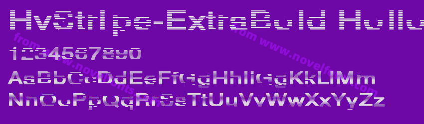 HvStripe-ExtraBold HollowPreview