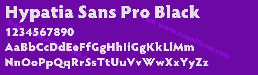 Hypatia Sans Pro BlackPreview