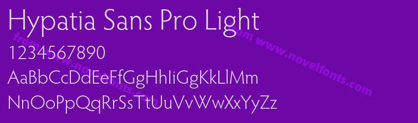 Hypatia Sans Pro LightPreview