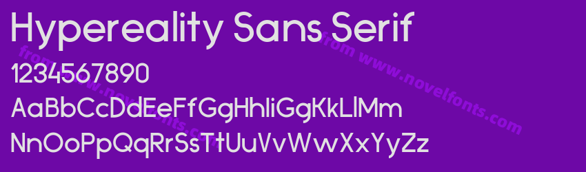 Hypereality Sans SerifPreview