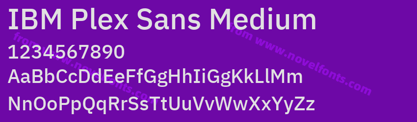 IBM Plex Sans MediumPreview