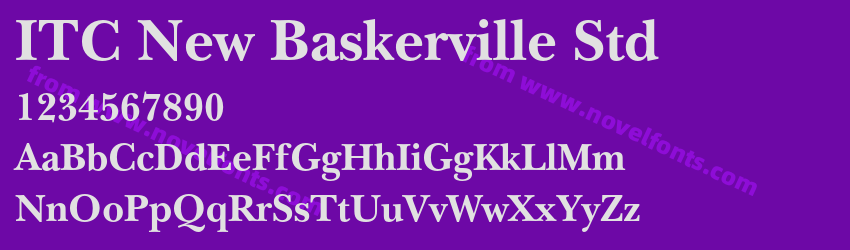 ITC New Baskerville StdPreview