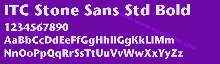 ITC Stone Sans Std BoldPreview