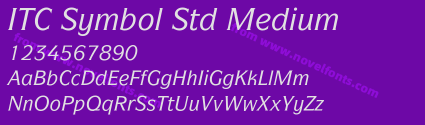 ITC Symbol Std MediumPreview