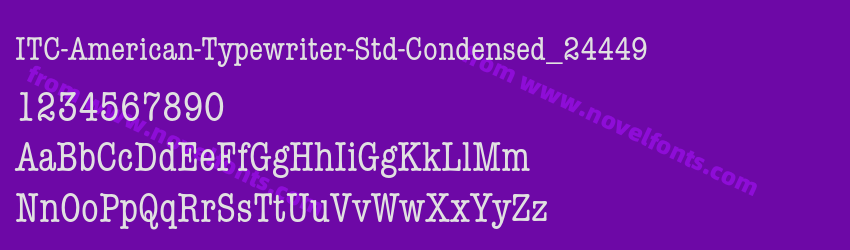 ITC-American-Typewriter-Std-Condensed_24449Preview