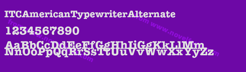 ITCAmericanTypewriterAlternatePreview