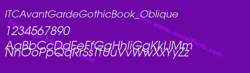 ITCAvantGardeGothicBook_ObliquePreview