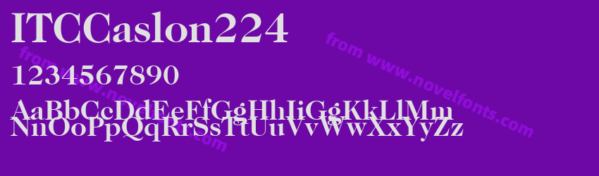 ITCCaslon224Preview