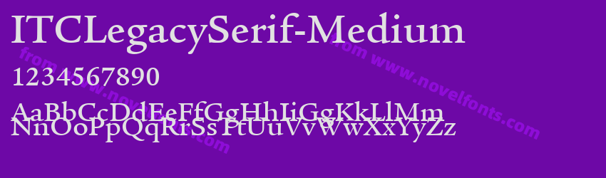 ITCLegacySerif-MediumPreview