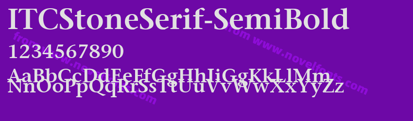 ITCStoneSerif-SemiBoldPreview