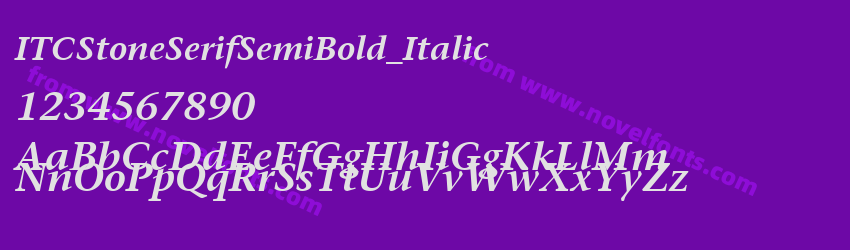 ITCStoneSerifSemiBold_ItalicPreview