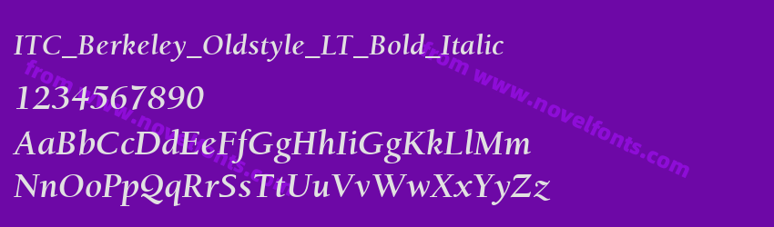 ITC_Berkeley_Oldstyle_LT_Bold_ItalicPreview