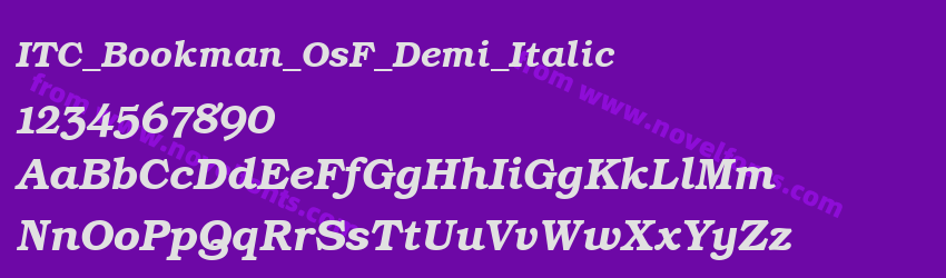 ITC_Bookman_OsF_Demi_ItalicPreview