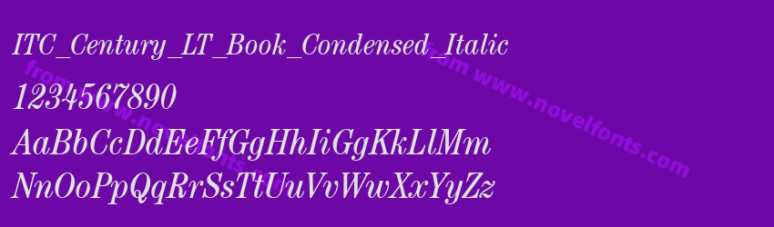 ITC_Century_LT_Book_Condensed_ItalicPreview